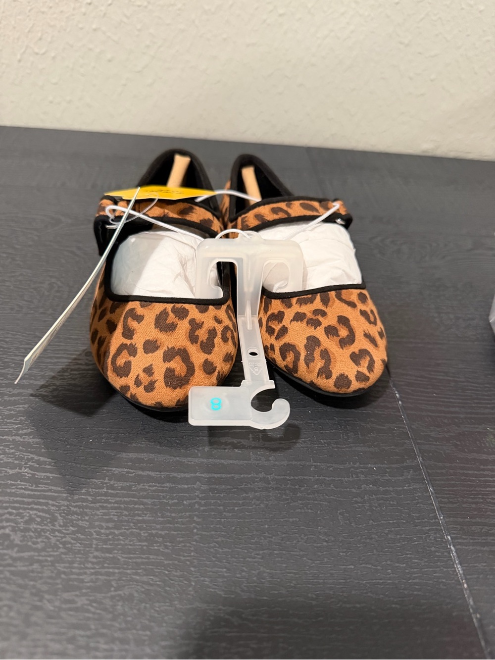 Cat & Jack Leopard Print Toddler size 8 Mary Janes - Brown & Black